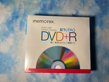 NEW SEALED Memorex DVD+RDL 5 Pack New & Sealed 8x 8.5 gb 240 min picture