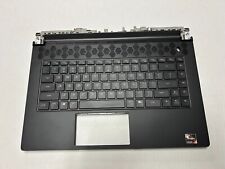 Genuine Dell Alienware M15 R5 R6 Laptop Palmrest US Backlit Keyboard V33YN A picture