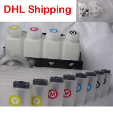 4 Bottle 8 Cartridge Continuous Bulk Ink System for Roland Mimaki Mutoh Printer picture