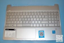 HP 15-DY 15-dy2131wm 15.6 in Laptop Palmrest Silver w/ T.Pad + Keyboard + FP Sca picture
