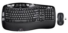 Logitech MK550 Wave Ergonomic Wireless Keyboard & M510 Wireless Mouse 920-002555 picture