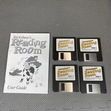 Stickybears Reading Room 4 Disk Macintosh Mac PC Childrens Learning Game Vintage picture