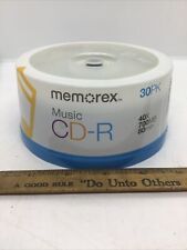 New Memorex 15404001 Music CD-R DA 80 Minutes 700 MB 40x Sealed 30 Pack picture