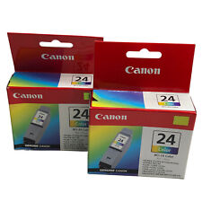 Lot of 2 Genuine Canon BCI-24 Tri-Color Cartridge expired? picture
