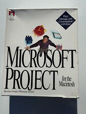 Vintage Microsoft Project for the Macintosh 1992 picture