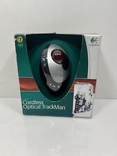 Logitech Cordless Optical TrackMan T-RB22 Dark Gray/Black Open box 904369-0403 picture