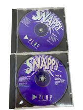 Vintage set of 2  Snappy Adobe PhotoShop Disc 1-2 cd rom picture
