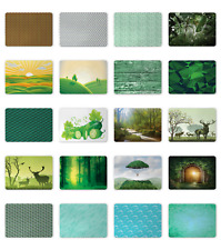 Ambesonne Green Pattern Mousepad Rectangle Non-Slip Rubber picture