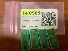 4 Toner Chip T-FC505 for Toshiba 2505AC, 3005AC, 3505AC, 4505AC, 5005AC (TFC505) picture