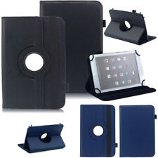 Universal Rotating Leather Flip Stand Case Cover For 7