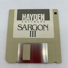 Hayden Software Sargon III for Macintosh 128k/512k, 1984, 3.5