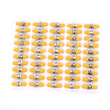50Pcs ST to ST UPC SM Fiber Optical Connector Optic Adapter Flange Coupler ST-ST picture