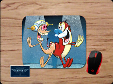 REN & STIMPY DANCING CUSTOM MOUSE PAD MAT HOME OFFICE GIFT PC GAMING SCHOOL GIFT picture