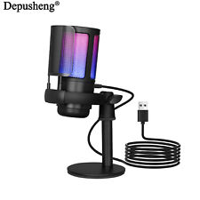 USB Microphone, Cardioid Condenser PC Gaming Mic with Pop Filter For Streaming picture