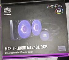 Cooler Master MasterLiquid ML240L RGB 120 mm See Photos For Specs New In Box NIB picture