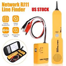 Network Cable Tracker Tester RJ11 Line Finder Toner Electric Wire Tracer Pouch picture