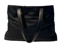 Lot Of 3 COACH  Black Canvas Handbag/ Computer Bag/Tote P17”x12” X5” G1K-511 picture