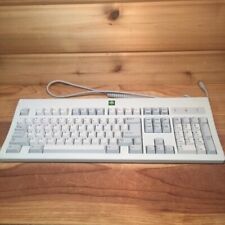 Clicky Zenith Data SK-2000RE PS/2 Computer Keyboard Green Tree Vintage Rare picture