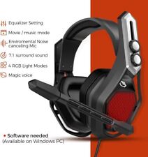 Mpow USB Gaming Headset 7.1 Surround Over Ear Headphone For PS4 Xbox ONE Switch picture