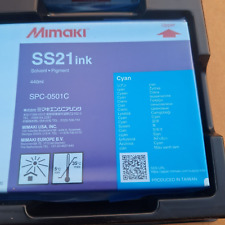 OEM Mimaki SS21 440ml Printer Ink Cyan SPC-0501C Exp 2/27/25 picture