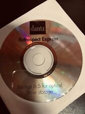 Dantz Retrospect Express Backup 6.5 For Optical Drive Storage picture
