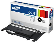 Samsung CLT-K407S Black Toner K407 GENUINE NEW SEALED BOX picture