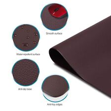 SIIG CE-PD0512-S1 Large Artificial Leather Smooth Desk Mat Protector -Dark Brown picture