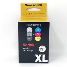 5 XL Black & Color Combo Ink Cartridge for Kodak Verite Printers Fast Drying NEW picture