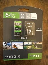 pny 64gb elite-x usb 3.2    3pack micro sd Cards picture