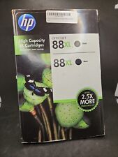 GENUINE HP, Office Jet, 88XL Black Ink Cartridge CC605BN, Twin Value Pack picture
