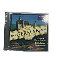 Learn German Now Transparent Language Version 8 Master Program Win/Mac CD NEW picture