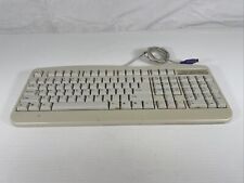 VTG AOpen Wired Tan Computer Keyboard 90.00029.823 Retro PS/2 Keyboard (Working) picture
