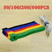 Microfiber Cloth Cable Straps Hook Loop Reusable Fastening Wire Cable Ties picture