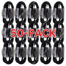50X Wholesale USB C Type C Cable Fast Charger Lot For Samsung S20 S9 S10 Ultra picture