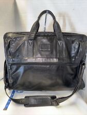 Tumi Vintage Soft Leather  Briefcase Laptop Shoulder Bag picture