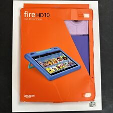 Genuine Amazon Kid-Proof Case for Fire HD 10 tablet Purple stand Open Box picture