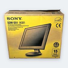 Sony SDM-S51 LCD Monitor 15” Black StylePro New picture