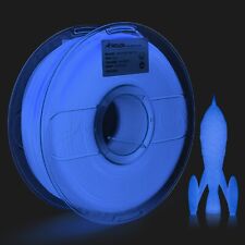 AMOLEN PLA 3D Printer Filament, 1.75mm Glow in The Dark Blue Filament for 3D ... picture