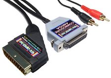 Commodore Amiga A500 A600 A1200 A2000 GOLD RGB SCART CABLE TV Video Lead 2mtr picture