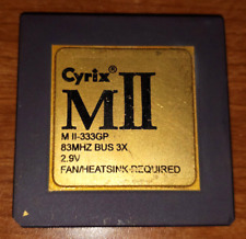 Vintage Rare Cyrix MII MII-333GP 83MHz Bus 3X Processor 250MHz Actual Socket 7 picture