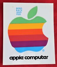 NEW Vintage 3.5x4 Inch Apple Computer Sticker picture