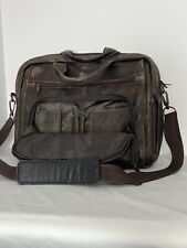 VTG Wilson's Leather Brown Professional/student Laptop Briefcase Handle/strap picture