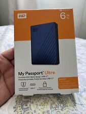 WD 6TB My Passport Ultra External Portable Drive USB-C USB3.1 Blue picture