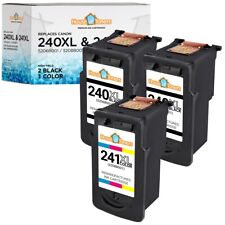 3PK PG 240XL CL 241XL Ink Cartridge for Canon PIXMA MG and MX Series Printer picture