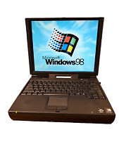 Gateway Vintage Laptop Win 98SE WARRANTY 64MB 450Mhz DVD Floppy Parallel Serial picture