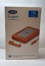  LaCie Rugged 1TB Portable Rugged Thunderbolt USB 3.0 External LRD0TU1 - NEW picture