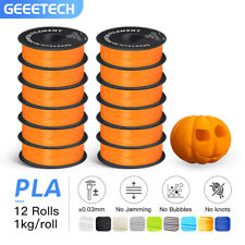 12 Rolls PLA Orange Geeetech 3D Printer Filament 1KG/Roll 1.75mm PLA Consumables picture
