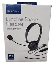 Insignia Landline Phone Headset  HANDS FREE 2.5 Connector NS-MCHM25PB picture