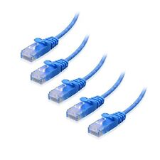 Cable Matters 10Gbps 5-Pack Snagless Short Cat6 Ultra Thin Ethernet Cable 1 ft picture