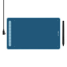 Xp-pen Deco L Drawing Graphics Tablet W/ X3 Stylus Tilt 4 Colors 8 Shortcut Keys picture